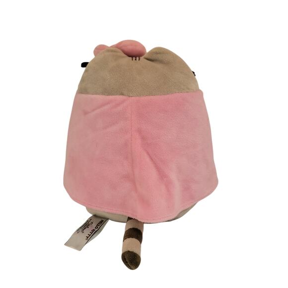 GUND Hello Kitty x Pusheen Plush 10" Pink Costume Dress Up Cat Sanrio 2021 - Picture 5 of 14